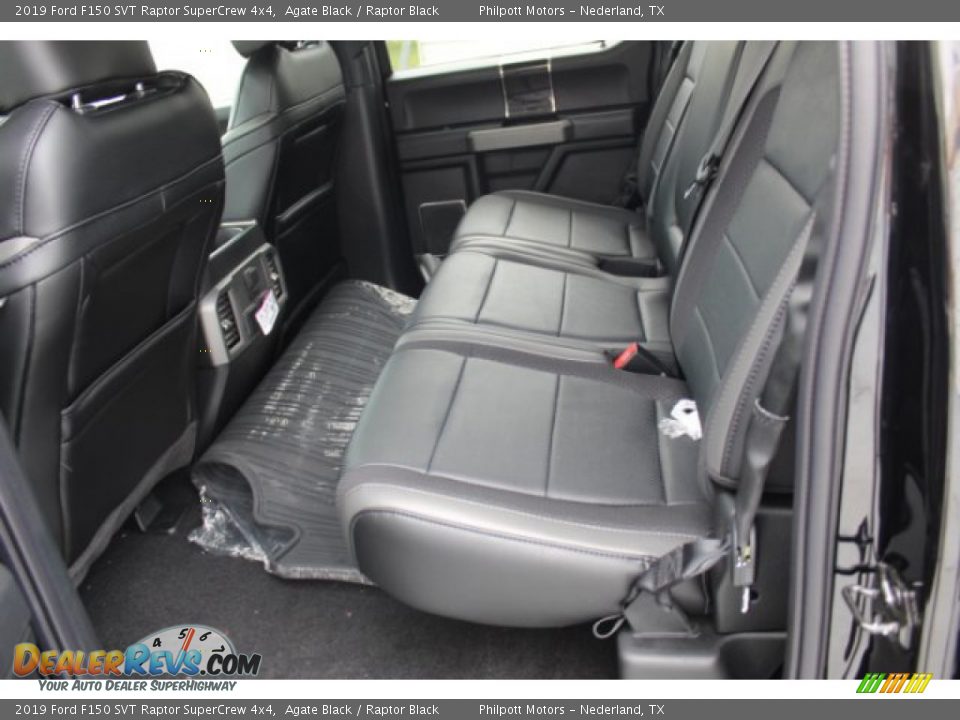 Rear Seat of 2019 Ford F150 SVT Raptor SuperCrew 4x4 Photo #17