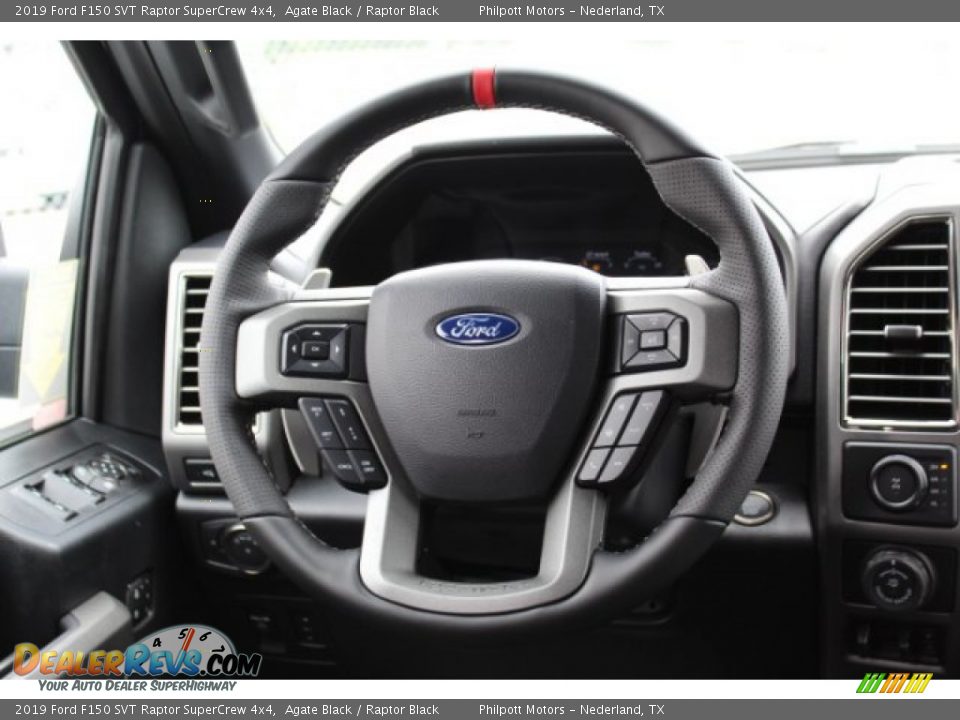 2019 Ford F150 SVT Raptor SuperCrew 4x4 Steering Wheel Photo #19