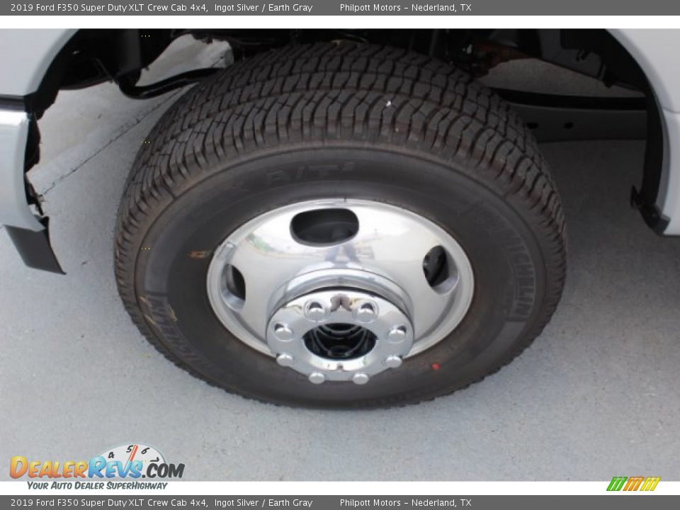 2019 Ford F350 Super Duty XLT Crew Cab 4x4 Ingot Silver / Earth Gray Photo #5
