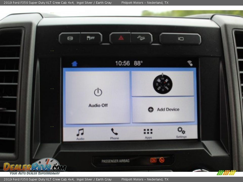 2019 Ford F350 Super Duty XLT Crew Cab 4x4 Ingot Silver / Earth Gray Photo #11