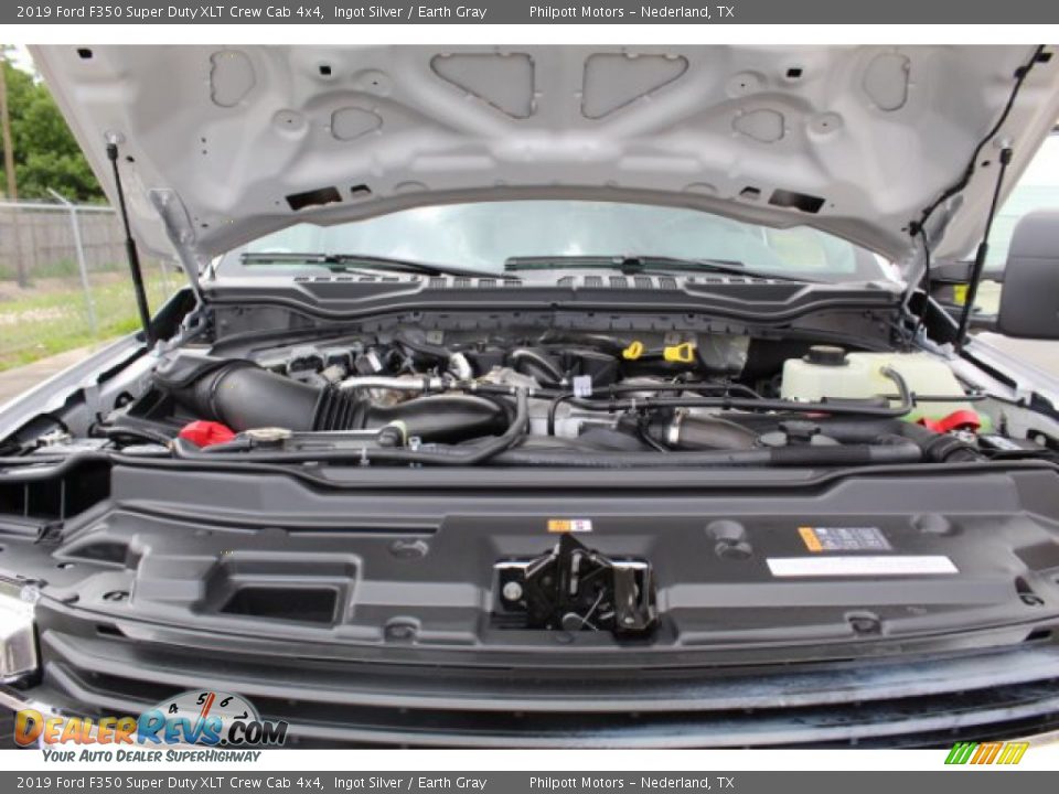 2019 Ford F350 Super Duty XLT Crew Cab 4x4 Ingot Silver / Earth Gray Photo #21