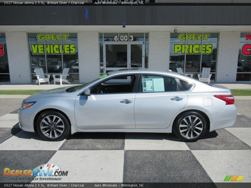 2017 Nissan Altima 2.5 SL Brilliant Silver / Charcoal Photo #1