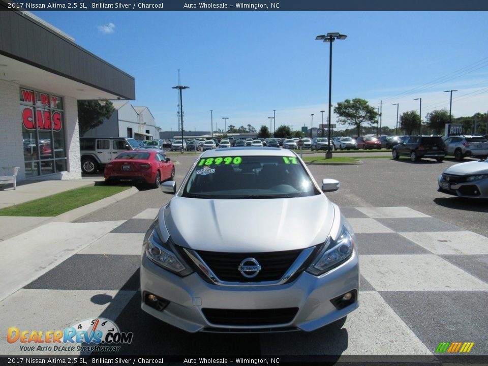 2017 Nissan Altima 2.5 SL Brilliant Silver / Charcoal Photo #2