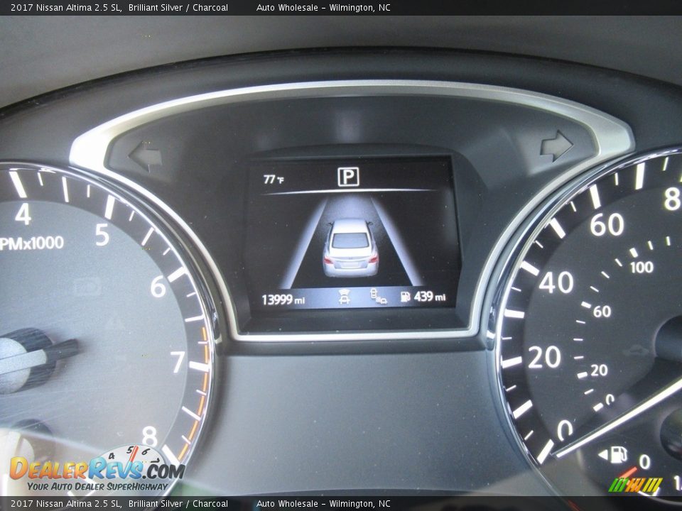 2017 Nissan Altima 2.5 SL Brilliant Silver / Charcoal Photo #17