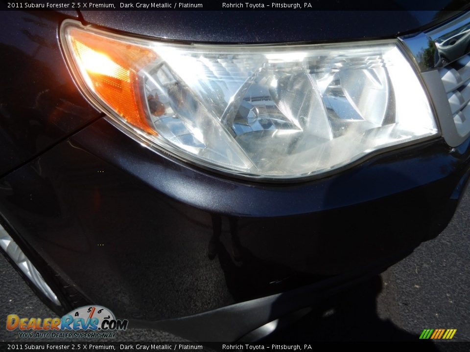 2011 Subaru Forester 2.5 X Premium Dark Gray Metallic / Platinum Photo #14