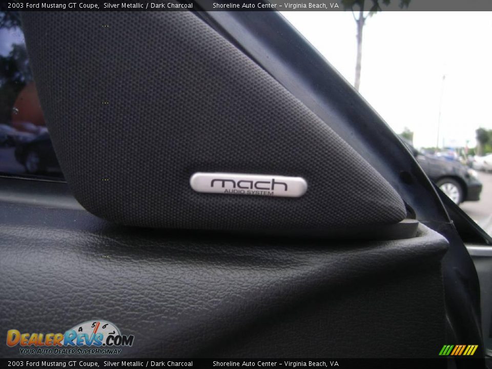 2003 Ford Mustang GT Coupe Silver Metallic / Dark Charcoal Photo #13