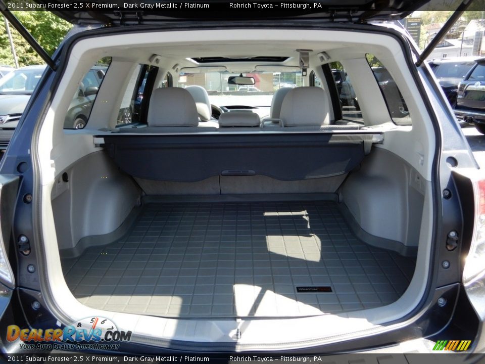 2011 Subaru Forester 2.5 X Premium Dark Gray Metallic / Platinum Photo #18