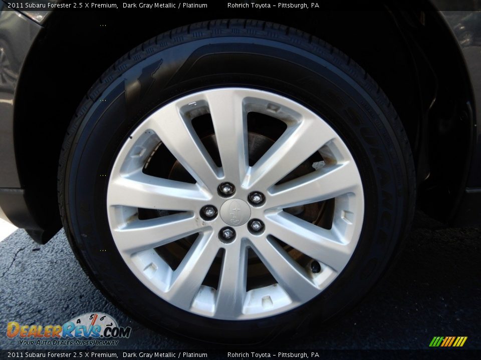 2011 Subaru Forester 2.5 X Premium Dark Gray Metallic / Platinum Photo #19