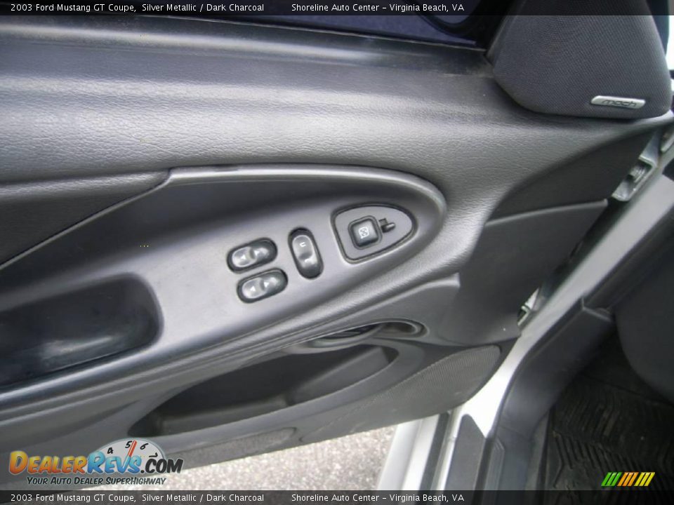 2003 Ford Mustang GT Coupe Silver Metallic / Dark Charcoal Photo #14