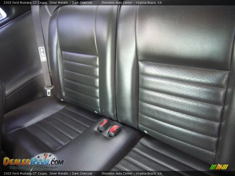 2003 Ford Mustang GT Coupe Silver Metallic / Dark Charcoal Photo #16