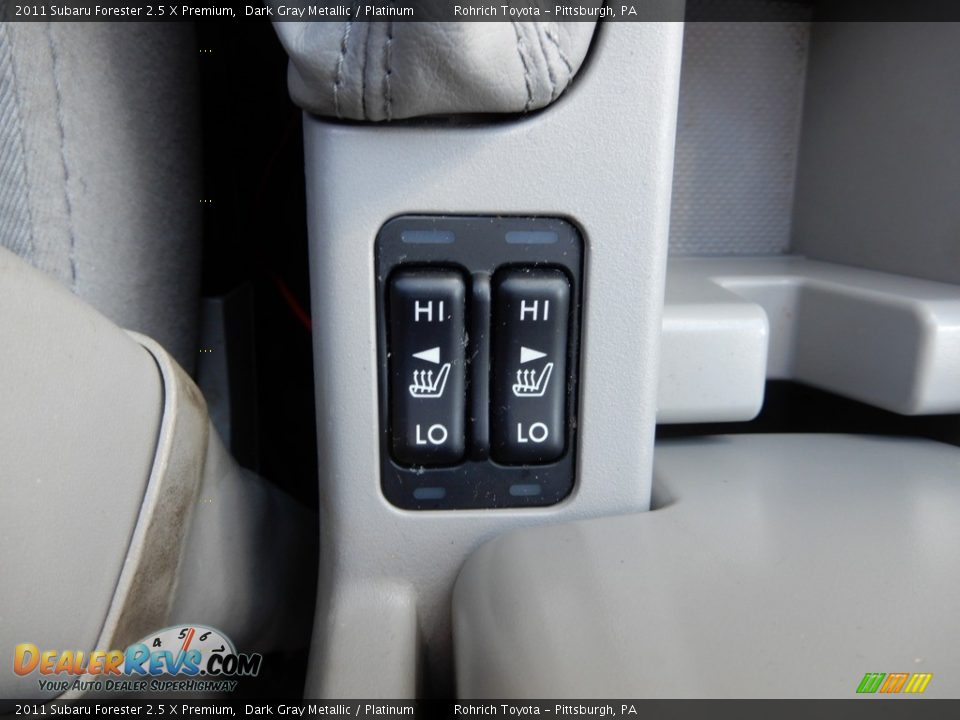 2011 Subaru Forester 2.5 X Premium Dark Gray Metallic / Platinum Photo #24
