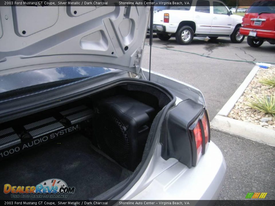 2003 Ford Mustang GT Coupe Silver Metallic / Dark Charcoal Photo #19