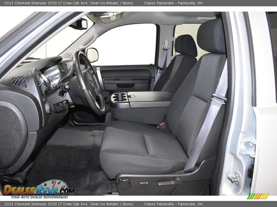 2013 Chevrolet Silverado 1500 LT Crew Cab 4x4 Silver Ice Metallic / Ebony Photo #7
