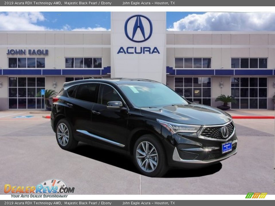 2019 Acura RDX Technology AWD Majestic Black Pearl / Ebony Photo #1