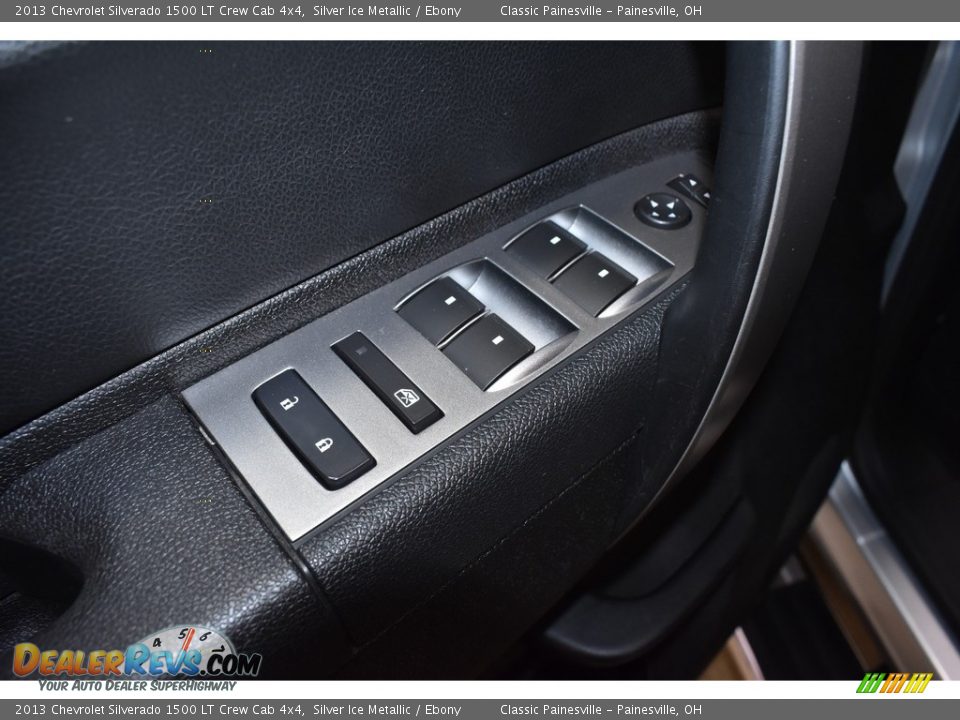 2013 Chevrolet Silverado 1500 LT Crew Cab 4x4 Silver Ice Metallic / Ebony Photo #10