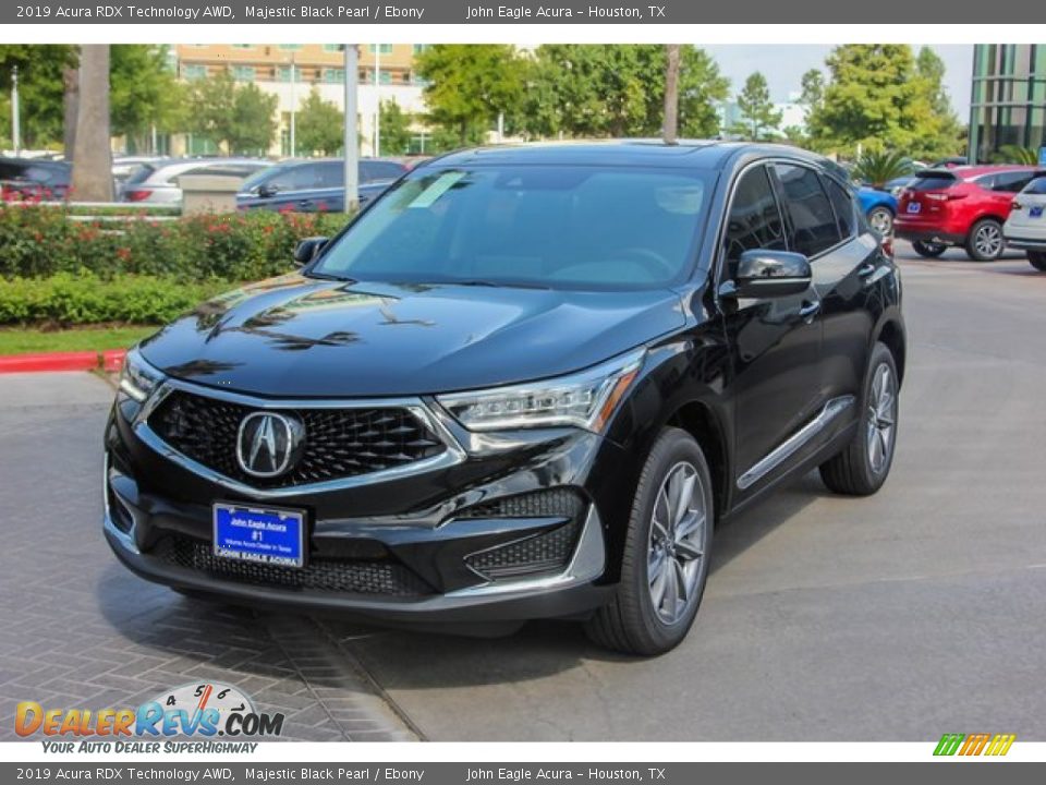 2019 Acura RDX Technology AWD Majestic Black Pearl / Ebony Photo #3