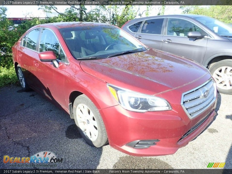 2017 Subaru Legacy 2.5i Premium Venetian Red Pearl / Slate Black Photo #3