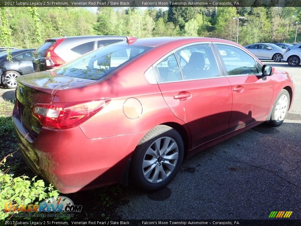 2017 Subaru Legacy 2.5i Premium Venetian Red Pearl / Slate Black Photo #4