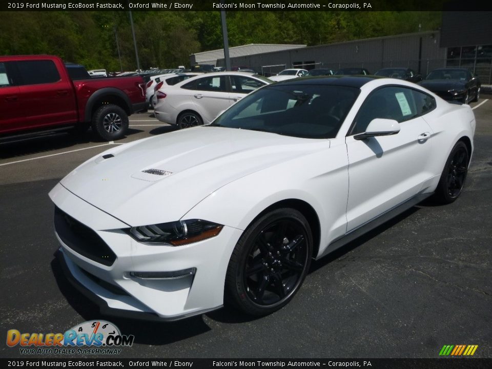 2019 Ford Mustang EcoBoost Fastback Oxford White / Ebony Photo #5