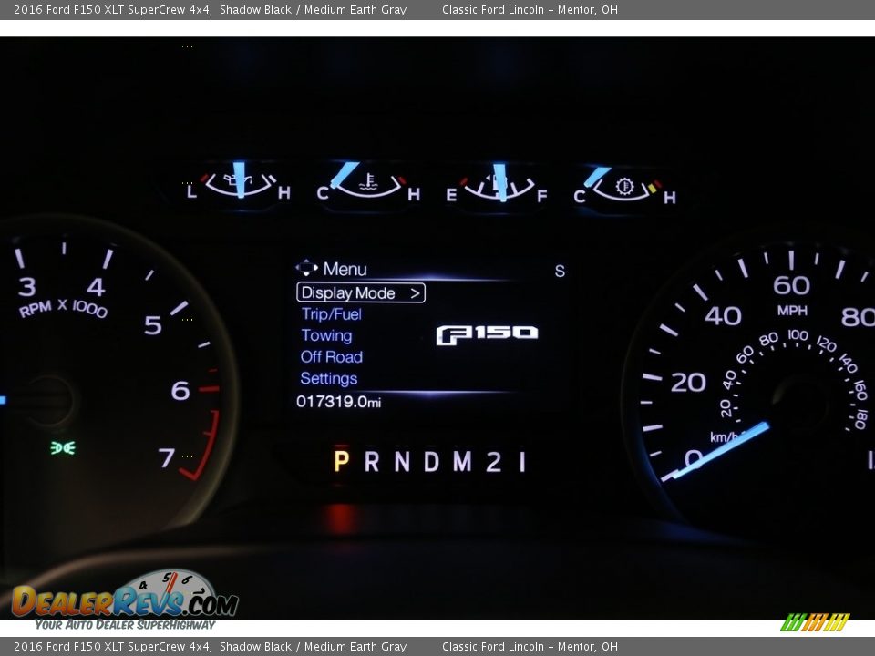 2016 Ford F150 XLT SuperCrew 4x4 Shadow Black / Medium Earth Gray Photo #8