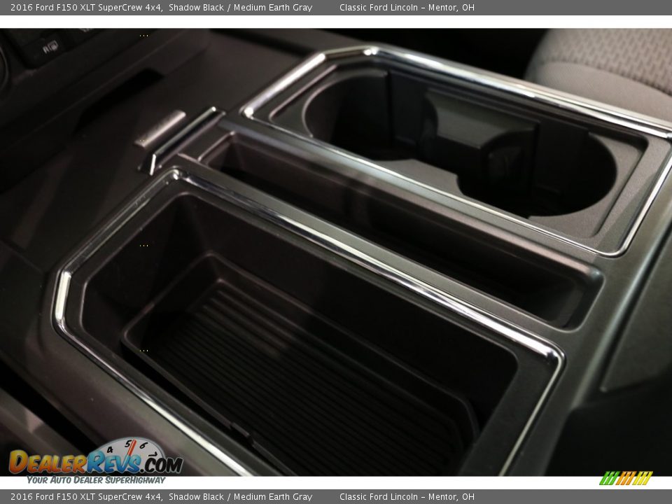 2016 Ford F150 XLT SuperCrew 4x4 Shadow Black / Medium Earth Gray Photo #14