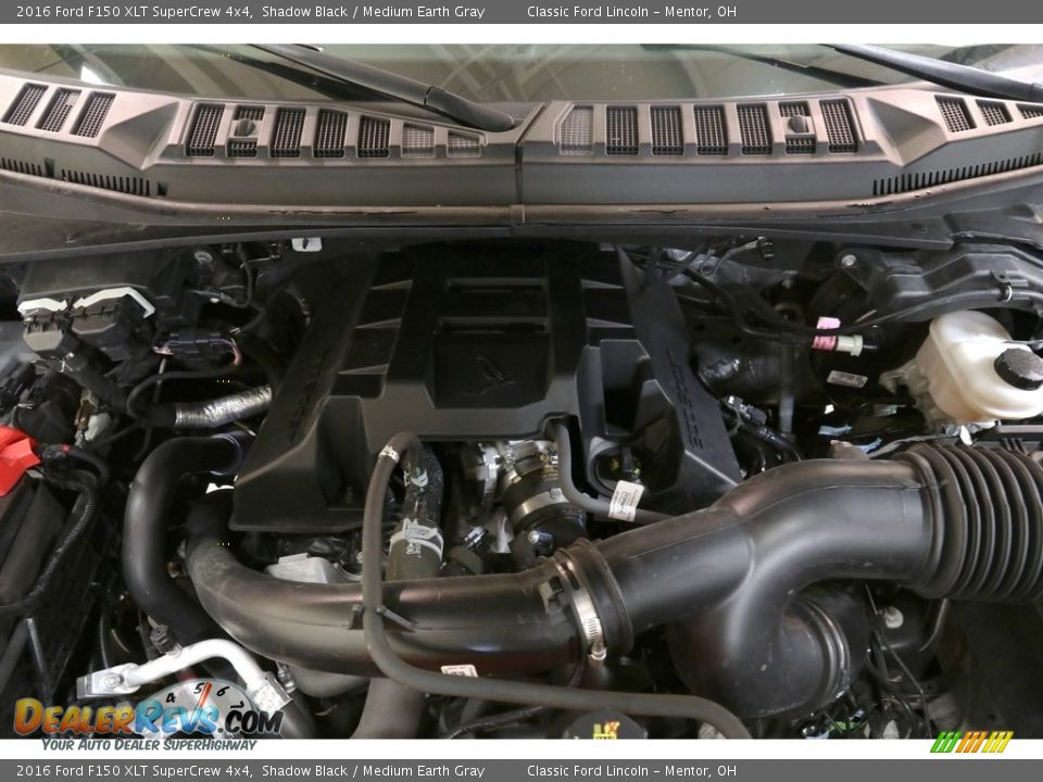 2016 Ford F150 XLT SuperCrew 4x4 Shadow Black / Medium Earth Gray Photo #20