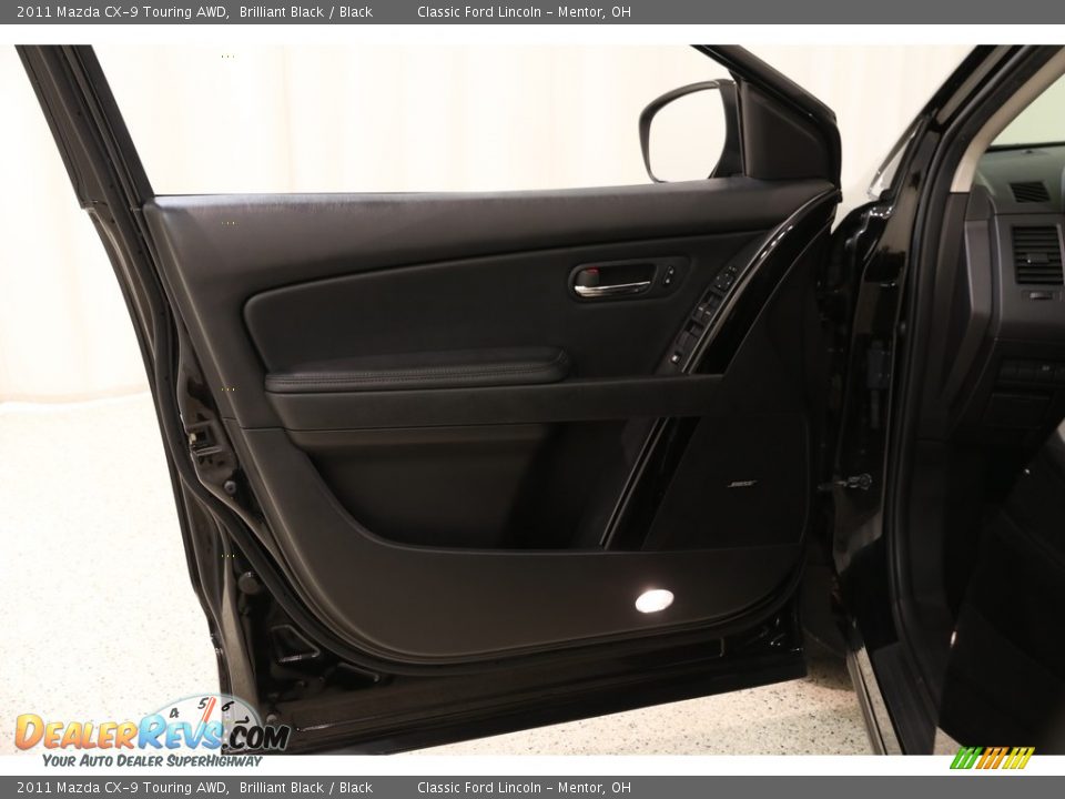 2011 Mazda CX-9 Touring AWD Brilliant Black / Black Photo #4