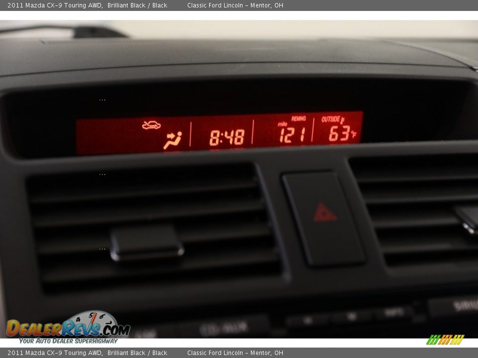 2011 Mazda CX-9 Touring AWD Brilliant Black / Black Photo #7