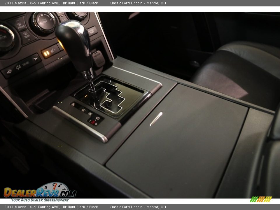 2011 Mazda CX-9 Touring AWD Brilliant Black / Black Photo #12