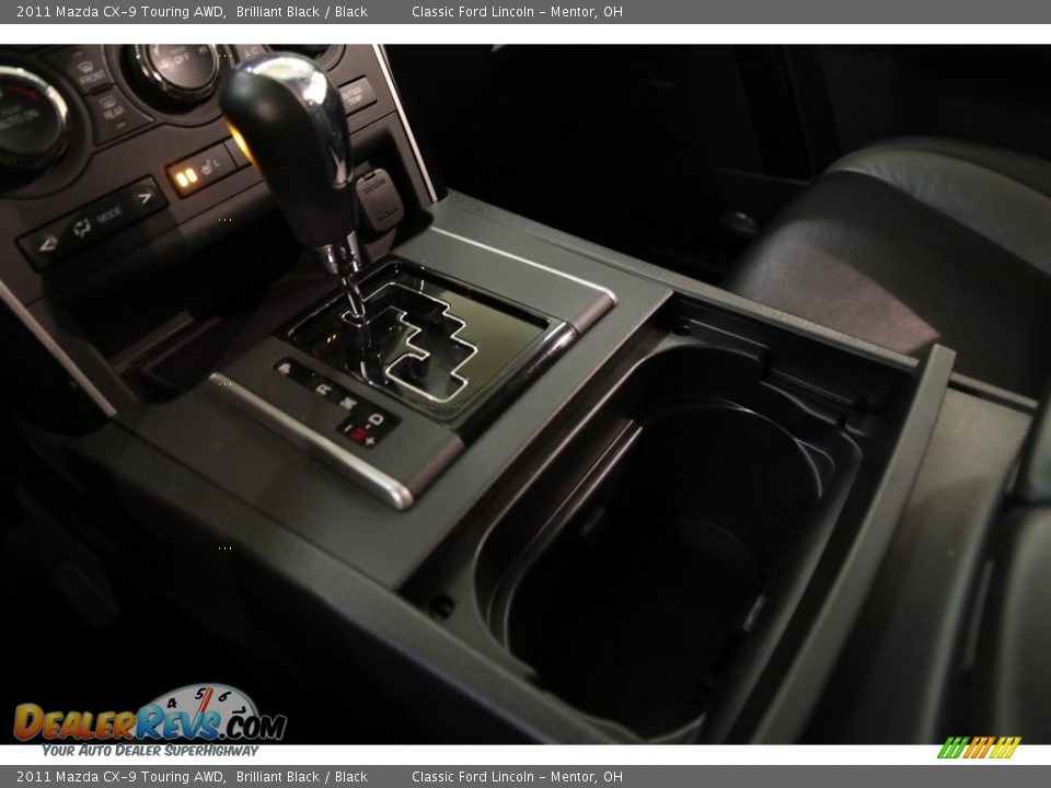2011 Mazda CX-9 Touring AWD Brilliant Black / Black Photo #13