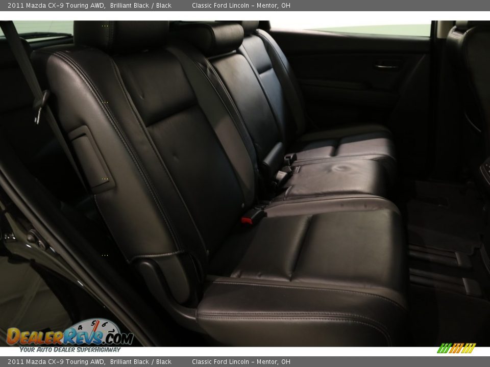2011 Mazda CX-9 Touring AWD Brilliant Black / Black Photo #15