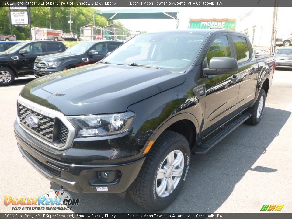 2019 Ford Ranger XLT SuperCrew 4x4 Shadow Black / Ebony Photo #5