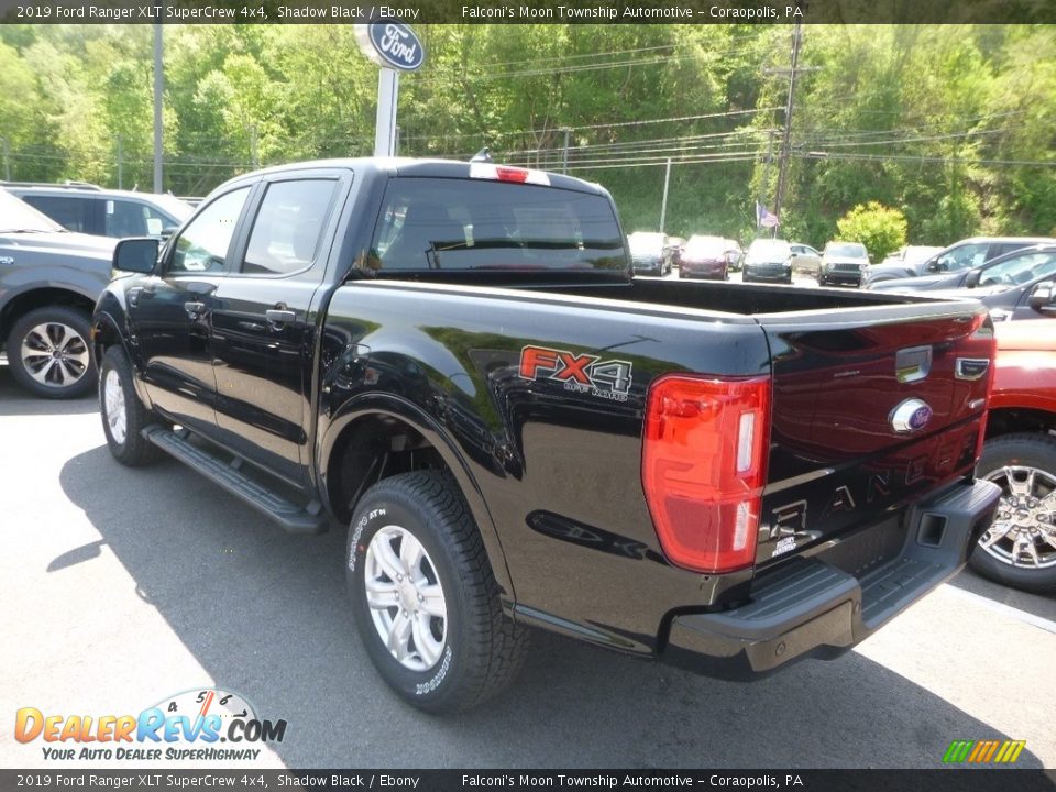 2019 Ford Ranger XLT SuperCrew 4x4 Shadow Black / Ebony Photo #6