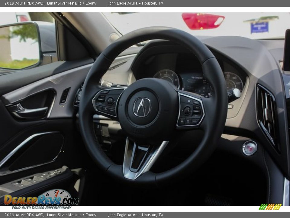 2019 Acura RDX AWD Lunar Silver Metallic / Ebony Photo #27