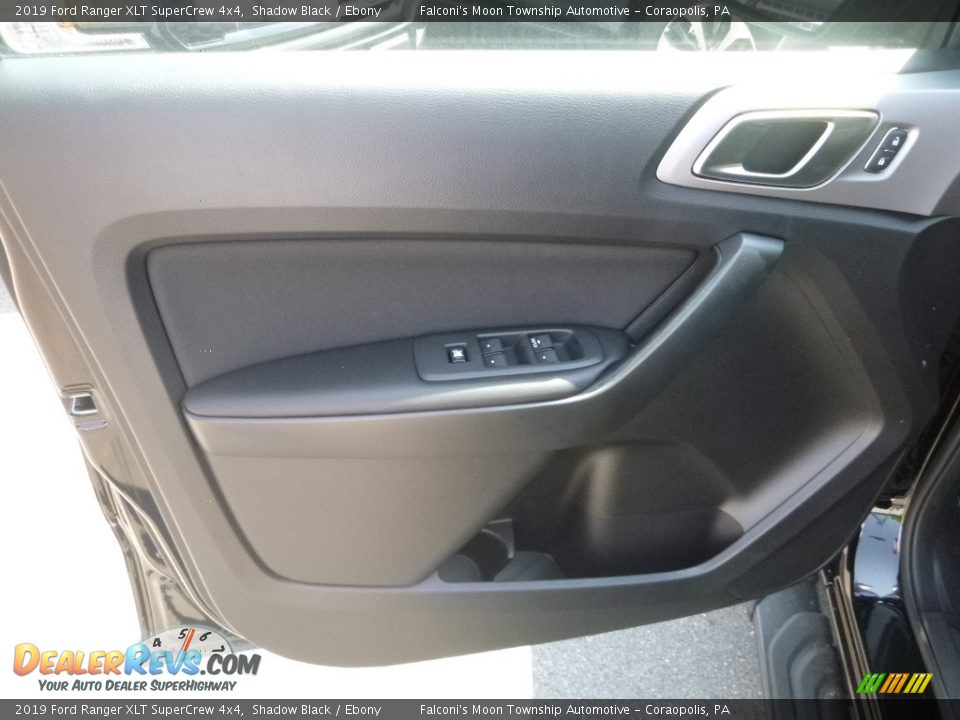 2019 Ford Ranger XLT SuperCrew 4x4 Shadow Black / Ebony Photo #10