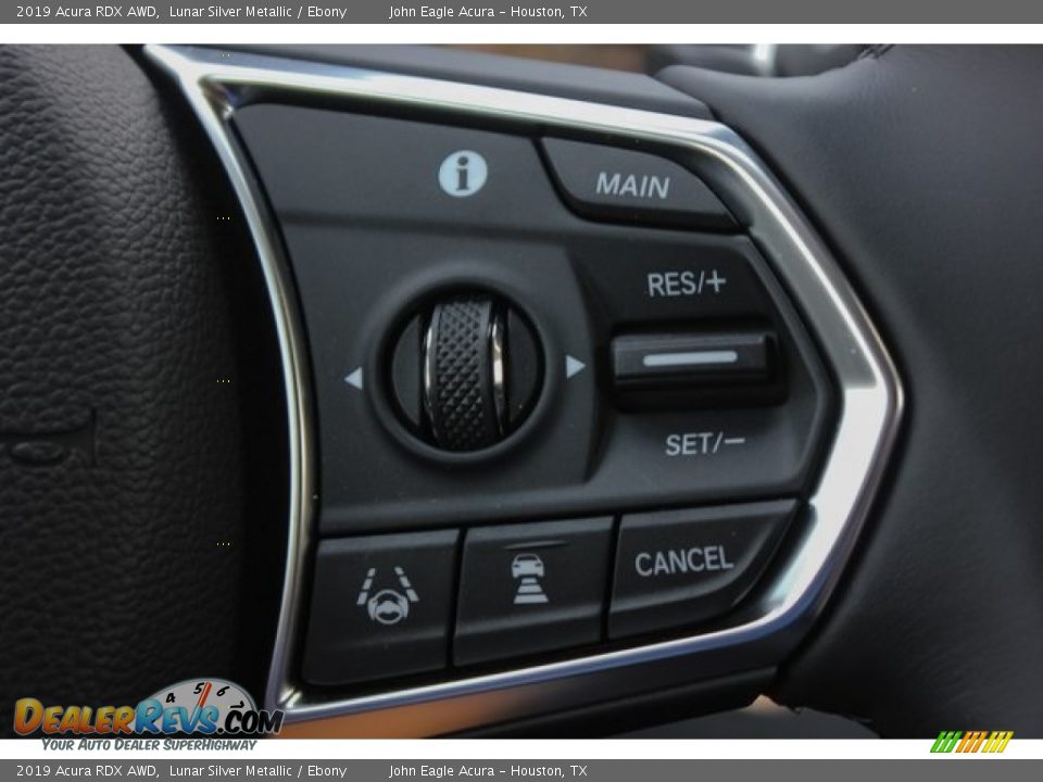 2019 Acura RDX AWD Lunar Silver Metallic / Ebony Photo #31