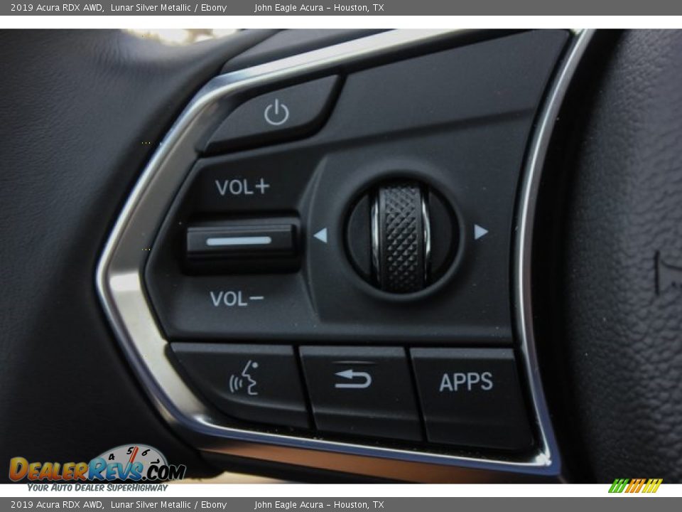 2019 Acura RDX AWD Lunar Silver Metallic / Ebony Photo #32