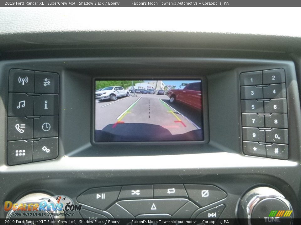 2019 Ford Ranger XLT SuperCrew 4x4 Shadow Black / Ebony Photo #14