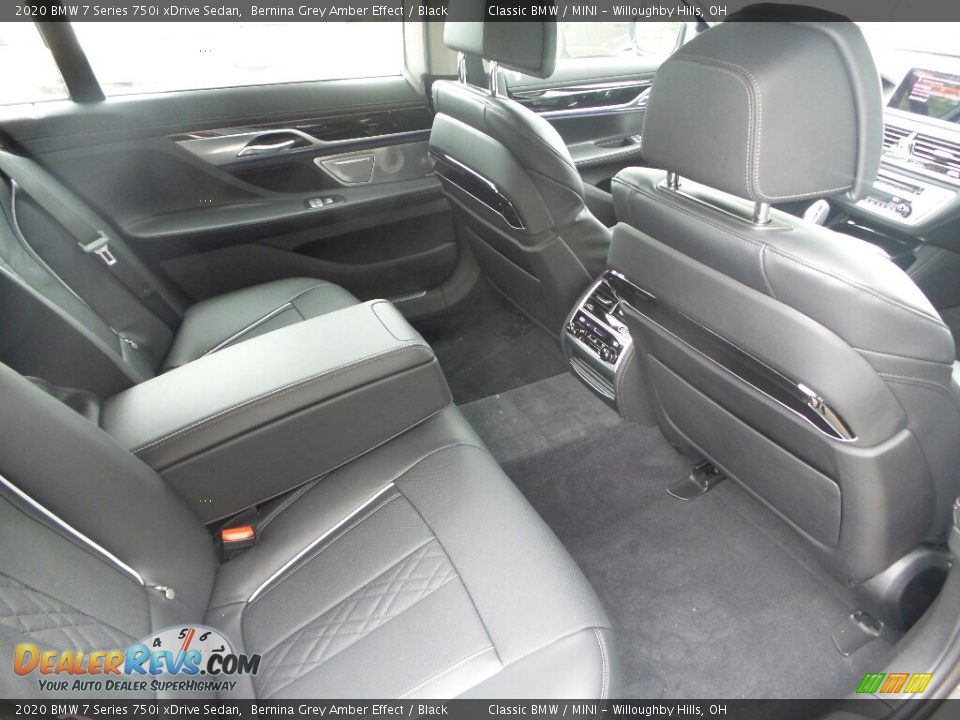 Rear Seat of 2020 BMW 7 Series 750i xDrive Sedan Photo #4