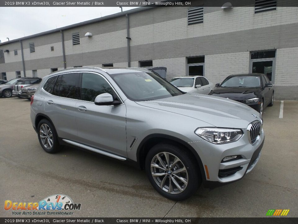 2019 BMW X3 xDrive30i Glacier Silver Metallic / Black Photo #1