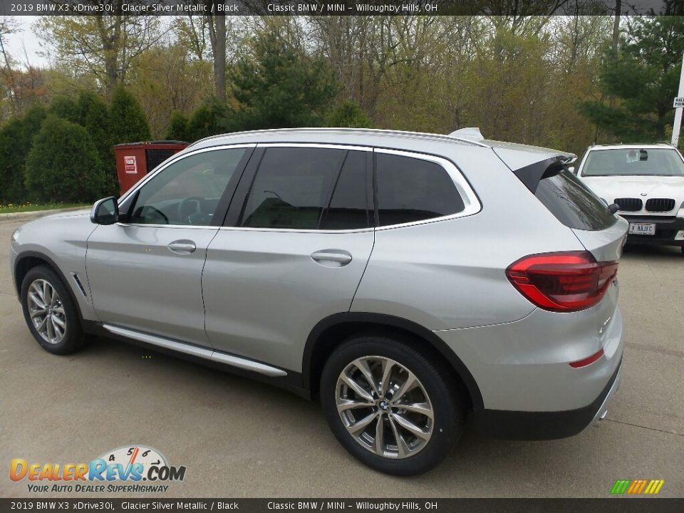 2019 BMW X3 xDrive30i Glacier Silver Metallic / Black Photo #6