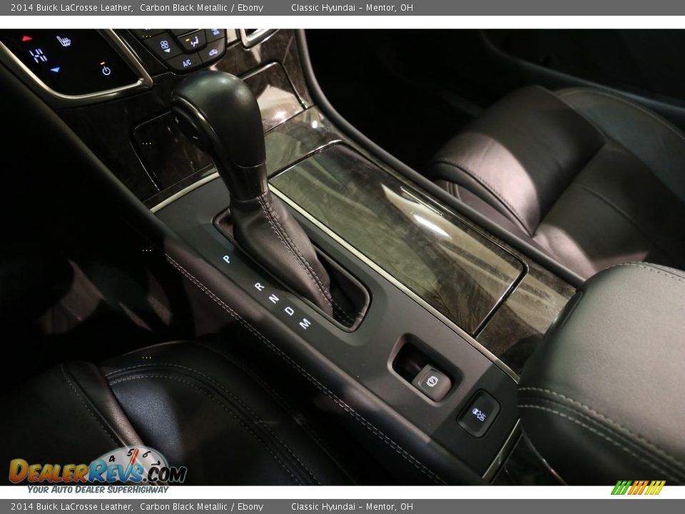 2014 Buick LaCrosse Leather Carbon Black Metallic / Ebony Photo #14