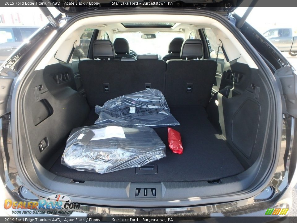 2019 Ford Edge Titanium AWD Agate Black / Ebony Photo #6