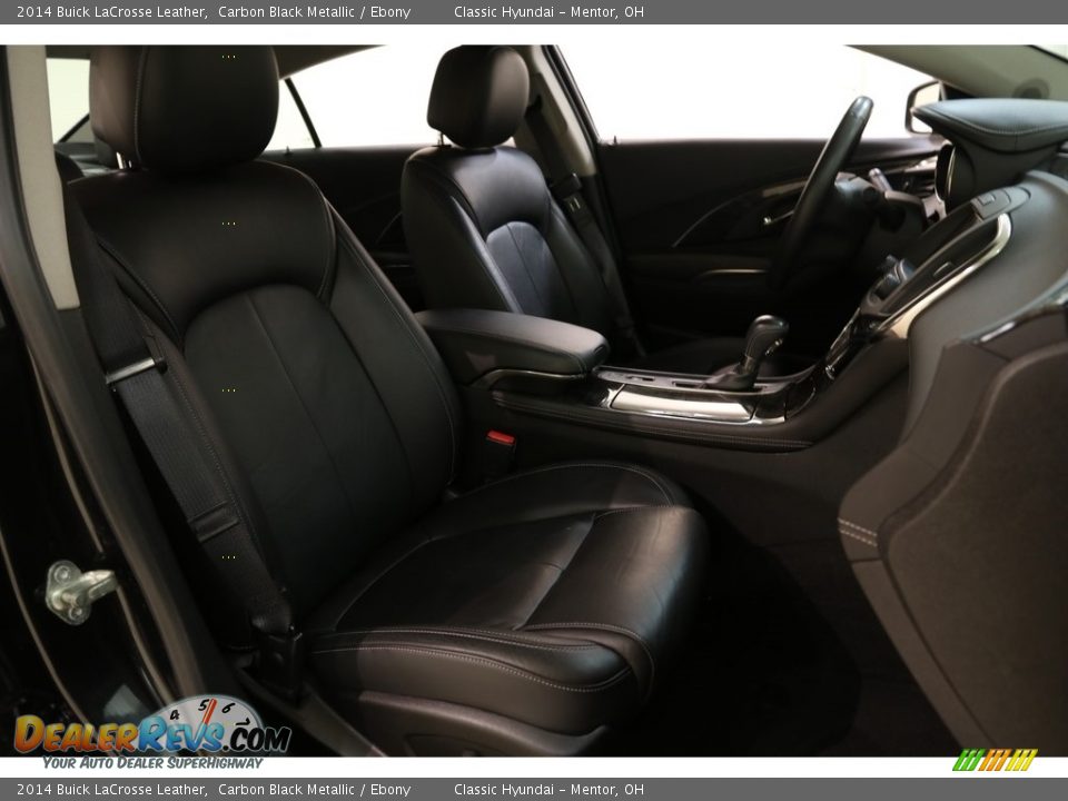 2014 Buick LaCrosse Leather Carbon Black Metallic / Ebony Photo #16
