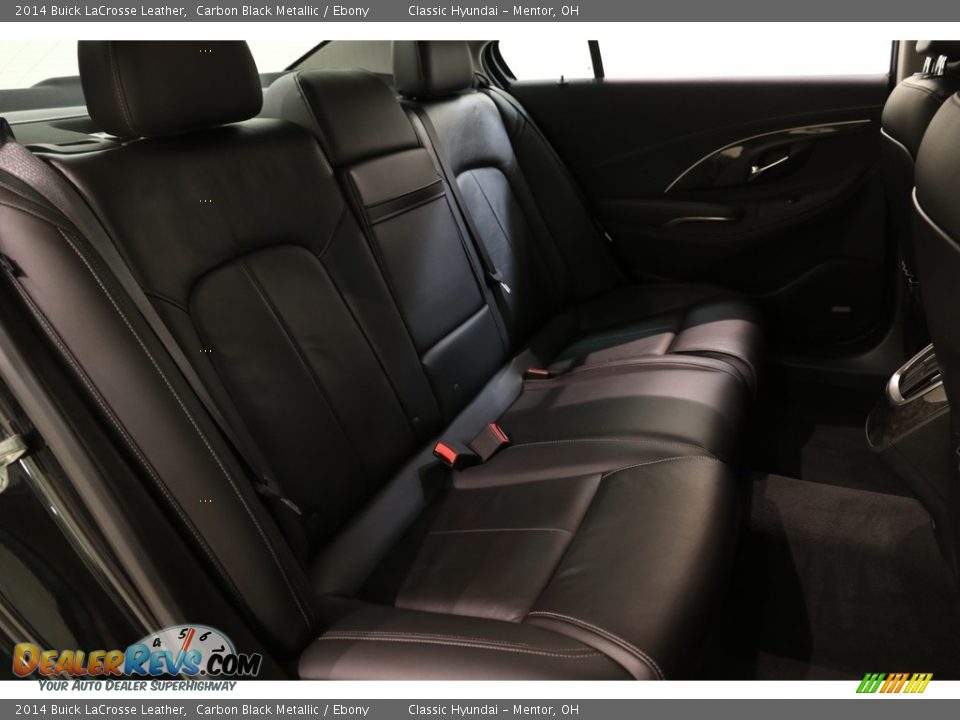 2014 Buick LaCrosse Leather Carbon Black Metallic / Ebony Photo #17