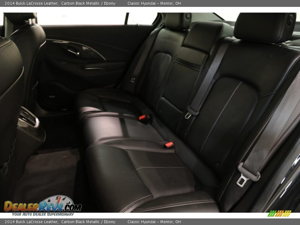 2014 Buick LaCrosse Leather Carbon Black Metallic / Ebony Photo #18