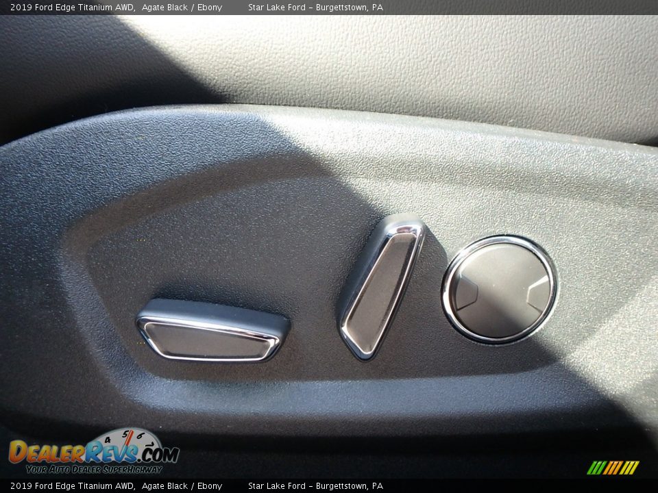 2019 Ford Edge Titanium AWD Agate Black / Ebony Photo #15
