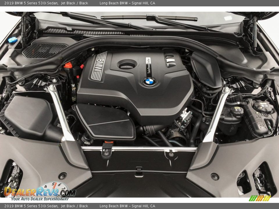 2019 BMW 5 Series 530i Sedan Jet Black / Black Photo #8