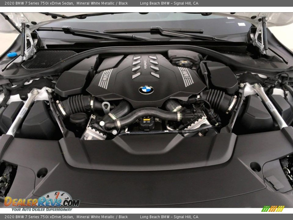2020 BMW 7 Series 750i xDrive Sedan 4.4 Liter DI TwinPower Turbocharged DOHC 32-Valve VVT V8 Engine Photo #9