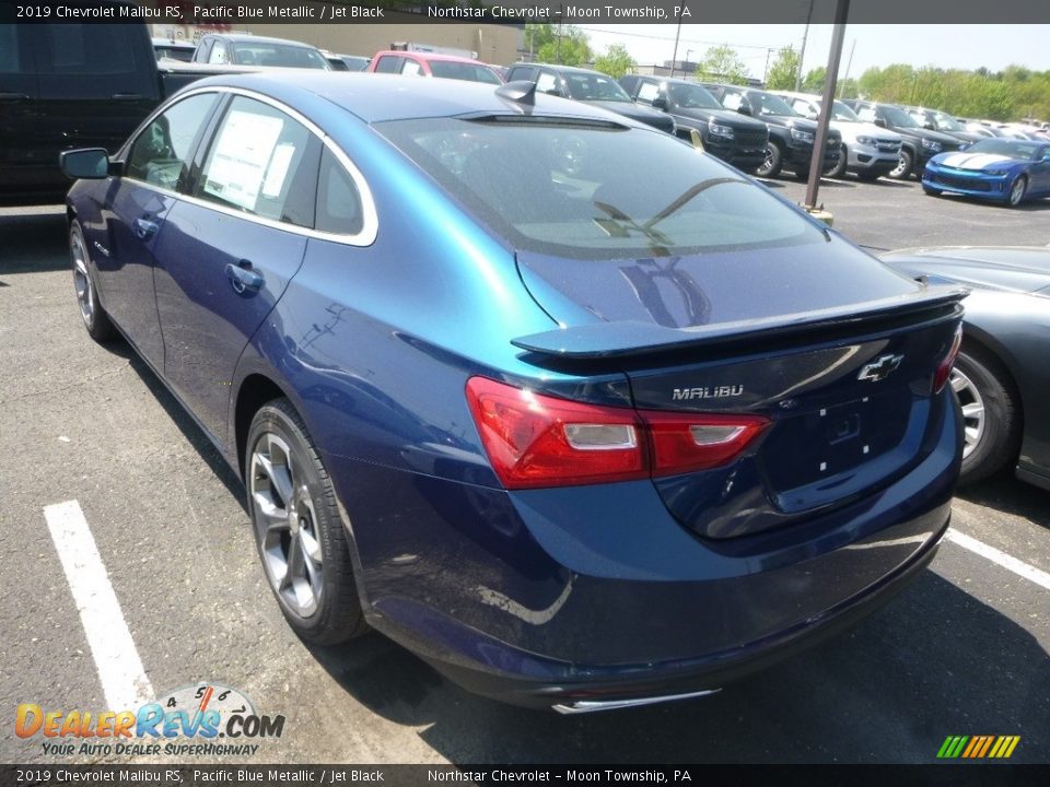 2019 Chevrolet Malibu RS Pacific Blue Metallic / Jet Black Photo #4